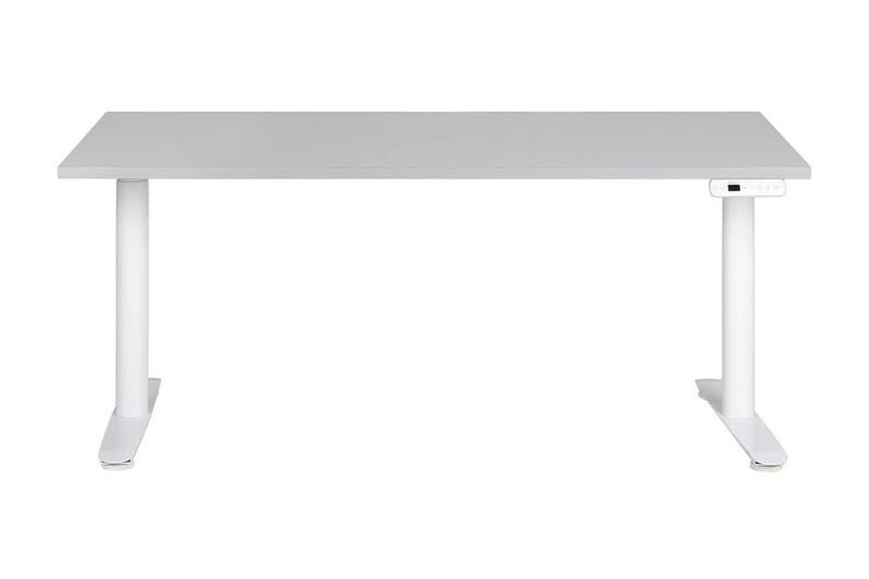 Banner Skrivebord 72x160 cm - Grå/Hvid - Møbler - Borde - Kontorbord - Skrivebord - hæve-sænke-bord