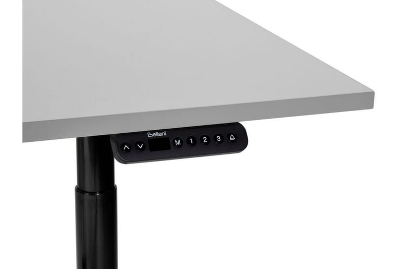 Banner Skrivebord 72x160 cm - Grå/Sort - Møbler - Borde - Kontorbord - Skrivebord - hæve-sænke-bord