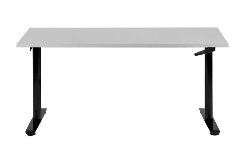Banner Skrivebord 72x160 cm - Grå/Sort - Møbler - Borde - Kontorbord - Skrivebord - hæve-sænke-bord