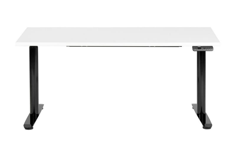 Banner Skrivebord 72x160 cm - Hvid/Sort - Møbler - Borde - Kontorbord - Skrivebord - hæve-sænke-bord