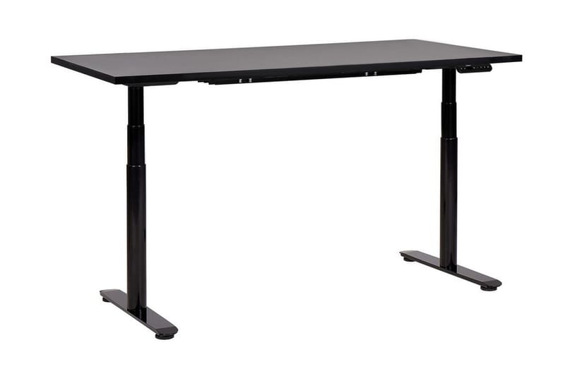 Banner Skrivebord 72x160 cm - Sort - Møbler - Borde - Kontorbord - Skrivebord - hæve-sænke-bord