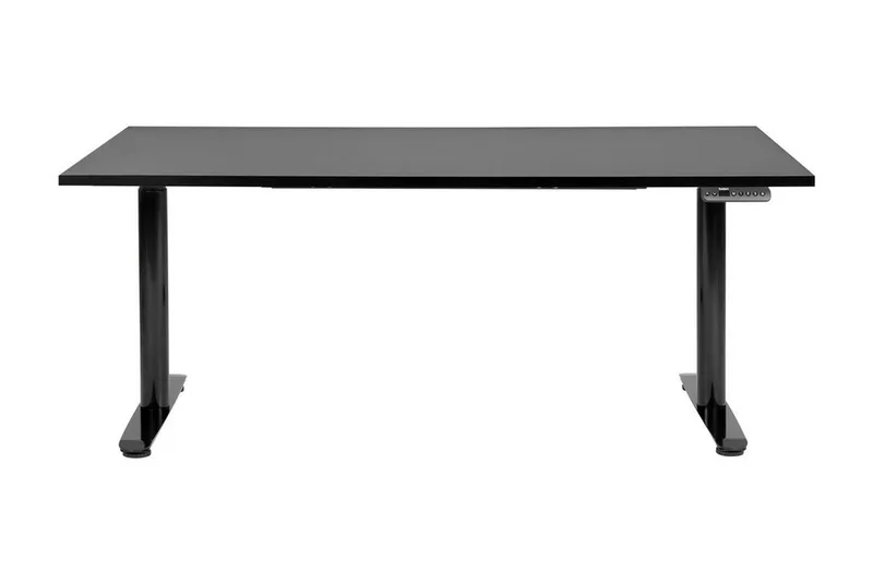 Banner Skrivebord 72x160 cm - Sort - Møbler - Borde - Kontorbord - Skrivebord - hæve-sænke-bord