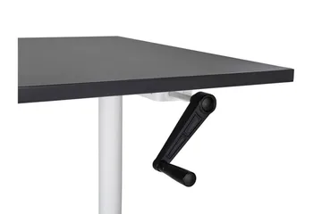 Banner Skrivebord 72x160 cm - Sort/Hvid - Møbler - Borde - Kontorbord - Skrivebord - hæve-sænke-bord
