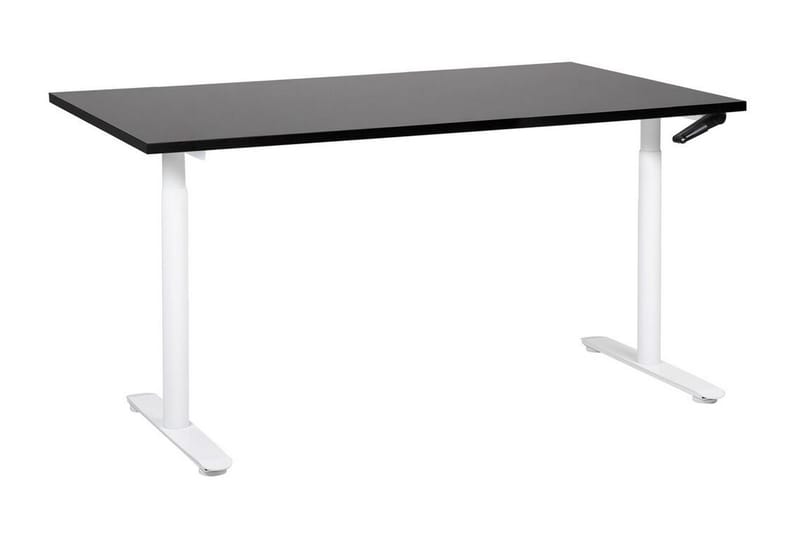 Banner Skrivebord 72x160 cm - Sort/Hvid - Møbler - Borde - Kontorbord - Skrivebord - hæve-sænke-bord