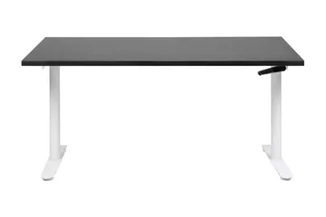 Banner Skrivebord 72x160 cm - Sort/Hvid - Møbler - Borde - Kontorbord - Skrivebord - hæve-sænke-bord