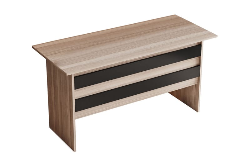 Barrock Skrivebord 140 cm - Natur/Sort - Møbler - Borde - Kontorbord - Skrivebord