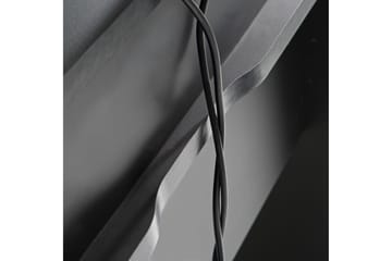 Bays Gaming Skrivebord 160 cm med Opbevaring 2 Hylder - Sort - Møbler - Borde - Kontorbord - Skrivebord