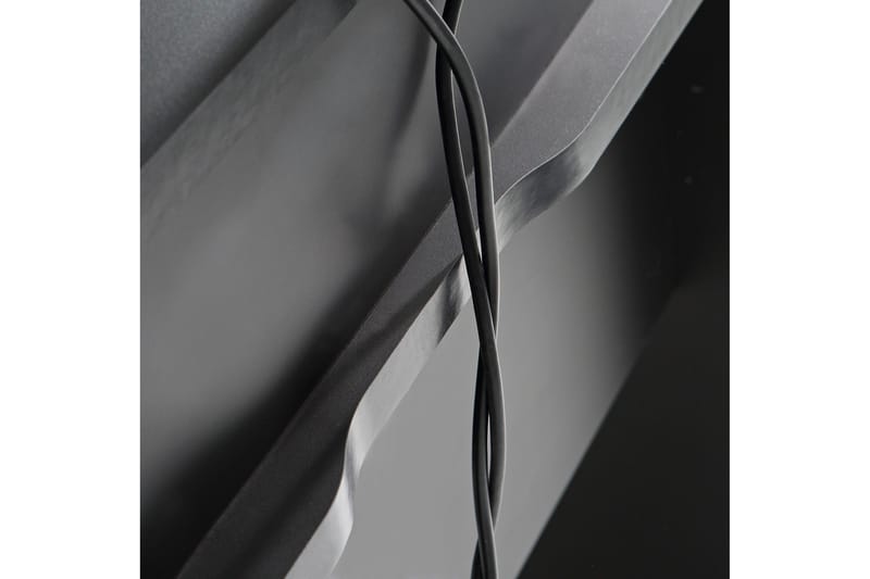 Bays Gaming Skrivebord 160 cm med Opbevaring 2 Hylder - Sort - Møbler - Borde - Kontorbord - Skrivebord