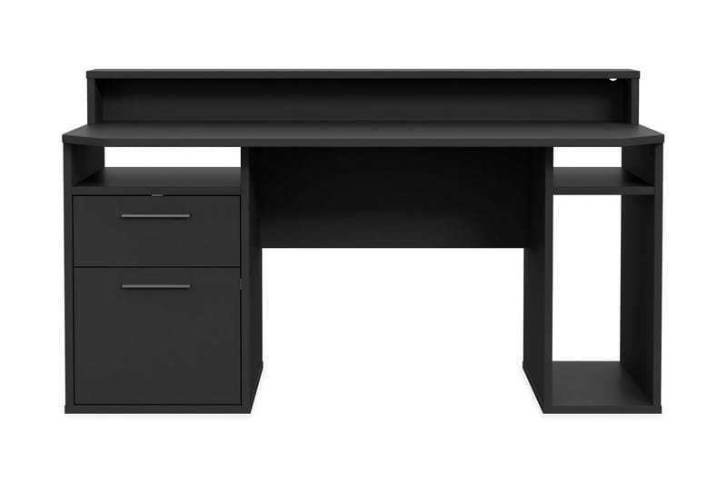 Bays Gaming Skrivebord 160 cm - Sort - Møbler - Borde - Kontorbord - Skrivebord