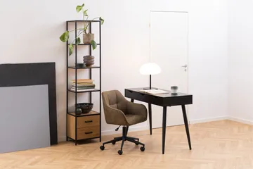 Bernard Skrivebord 110x110 cm - Sort - Møbler - Borde - Kontorbord - Skrivebord