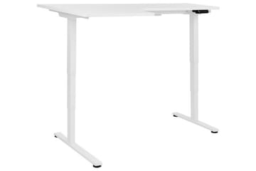 Bina L-formet Skrivebord 109x160 cm i Malet Træ - Hvid - Møbler - Borde - Kontorbord - Skrivebord - hæve-sænke-bord