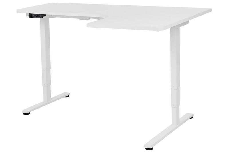 Bina Skrivebord 109x160 cm - Hvid - Møbler - Borde - Kontorbord - Skrivebord - hæve-sænke-bord