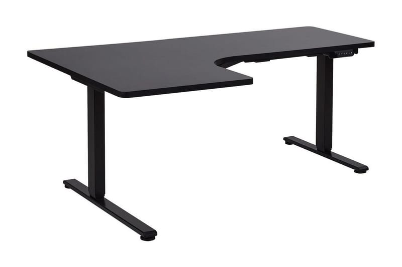 Bina Skrivebord 109x160 cm - Sort - Møbler - Borde - Kontorbord - Skrivebord - hæve-sænke-bord