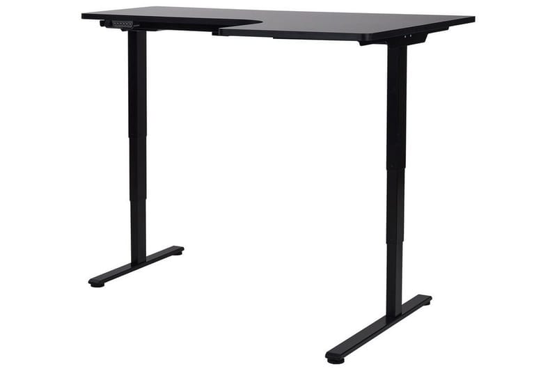 Bina Skrivebord 109x160 cm - Sort - Møbler - Borde - Kontorbord - Skrivebord - hæve-sænke-bord