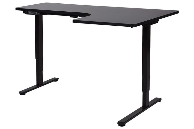 Bina Skrivebord 109x160 cm - Sort - Møbler - Borde - Kontorbord - Skrivebord - hæve-sænke-bord
