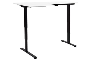 Bina Skrivebord 109x160 cm - Sort/Hvid - Møbler - Borde - Kontorbord - Skrivebord - hæve-sænke-bord