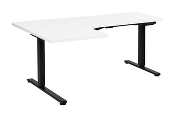 Bina Skrivebord 109x160 cm - Sort/Hvid - Møbler - Borde - Kontorbord - Skrivebord - hæve-sænke-bord