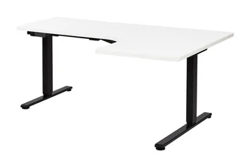 Bina Skrivebord 109x160 cm - Sort/Hvid - Møbler - Borde - Kontorbord - Skrivebord - hæve-sænke-bord