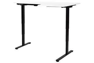 Bina Skrivebord 109x160 cm - Sort/Hvid - Møbler - Borde - Kontorbord - Skrivebord - hæve-sænke-bord