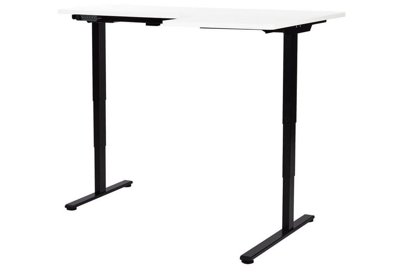Bina Skrivebord 109x160 cm - Sort/Hvid - Møbler - Borde - Kontorbord - Skrivebord - hæve-sænke-bord