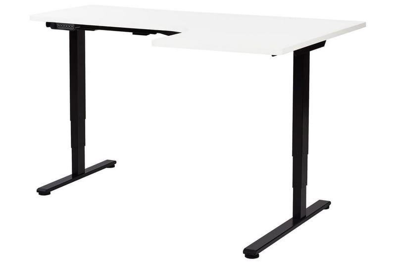 Bina Skrivebord 109x160 cm - Sort/Hvid - Møbler - Borde - Kontorbord - Skrivebord - hæve-sænke-bord