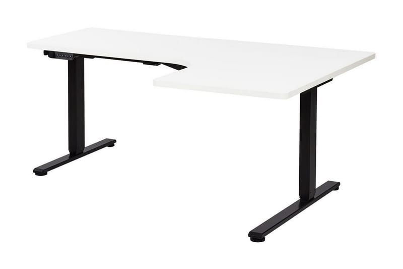 Bina Skrivebord 109x160 cm - Sort/Hvid - Møbler - Borde - Kontorbord - Skrivebord - hæve-sænke-bord