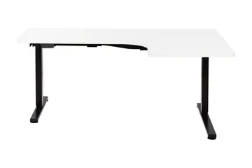 Bina Skrivebord 109x160 cm - Sort/Hvid - Møbler - Borde - Kontorbord - Skrivebord - hæve-sænke-bord