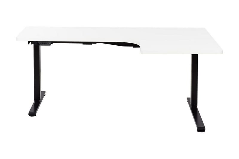 Bina Skrivebord 109x160 cm - Sort/Hvid - Møbler - Borde - Kontorbord - Skrivebord - hæve-sænke-bord