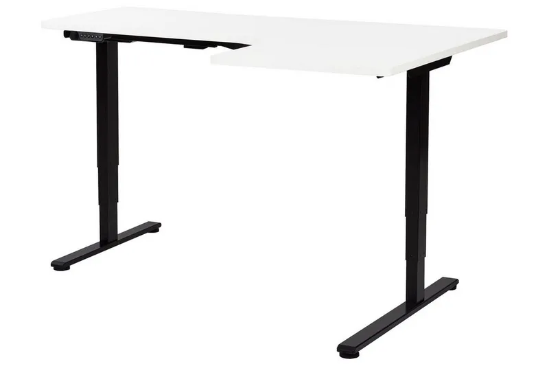 Bina Skrivebord 109x160 cm, Sort/Hvid