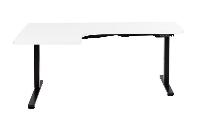 Bina Skrivebord 109x160 cm - Sort/Hvid - Møbler - Borde - Kontorbord - Skrivebord - hæve-sænke-bord
