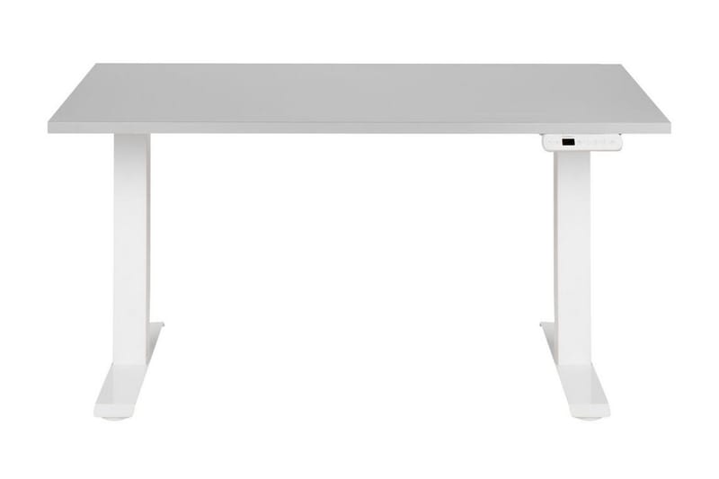 Bina Skrivebord 72x120 cm - Grå/Hvid - Møbler - Borde - Kontorbord - Skrivebord - hæve-sænke-bord