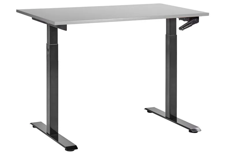 Bina Skrivebord 72x120 cm, Grå/Sort