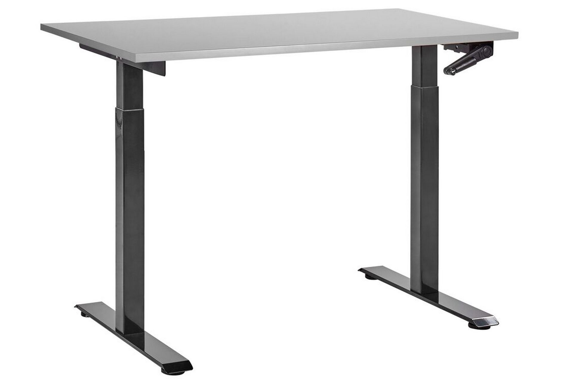 Bina Skrivebord 72x120 cm - Grå/Sort - Møbler - Borde - Kontorbord - Skrivebord - hæve-sænke-bord