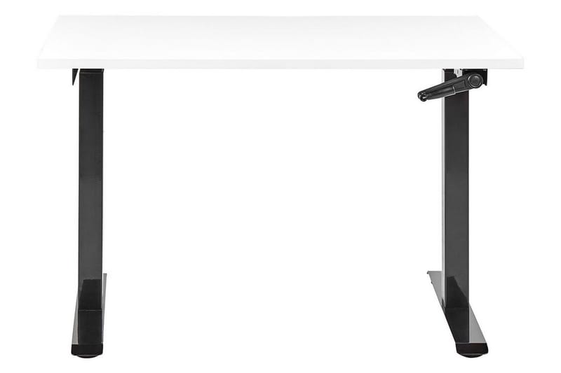 Bina Skrivebord 72x120 cm - Hvid/Sort - Møbler - Borde - Kontorbord - Skrivebord - hæve-sænke-bord