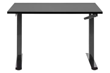 Bina Skrivebord 72x120 cm i Malet Træ - Sort - Møbler - Borde - Kontorbord - Skrivebord - hæve-sænke-bord