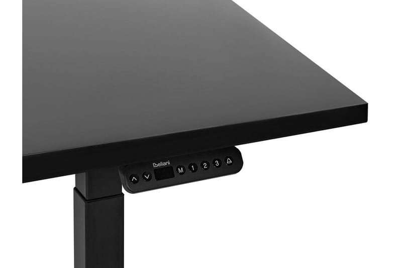 Bina Skrivebord 72x120 cm i Malet Træ - Sort - Møbler - Borde - Kontorbord - Skrivebord - hæve-sænke-bord