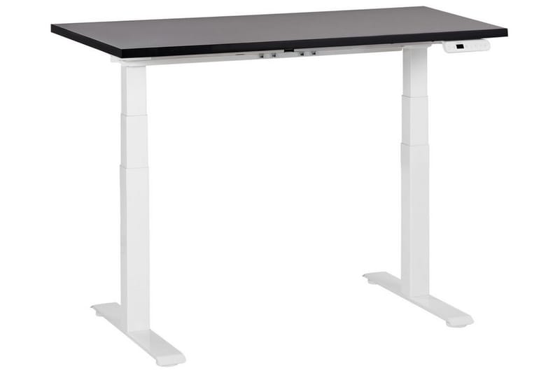 Bina Skrivebord 72x120 cm i Malet Træ, Sort|Hvid