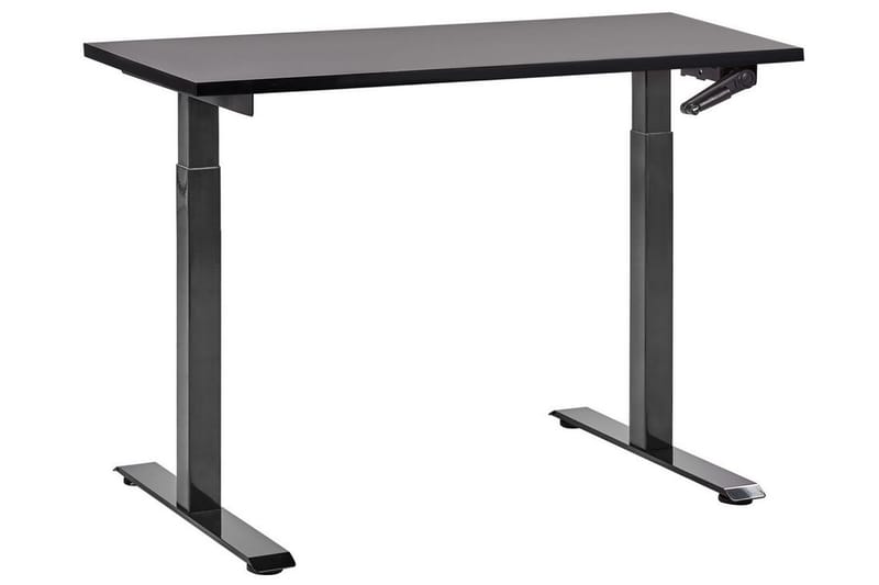 Bina Skrivebord 72x120 cm - Sort - Møbler - Borde - Kontorbord - Skrivebord - hæve-sænke-bord