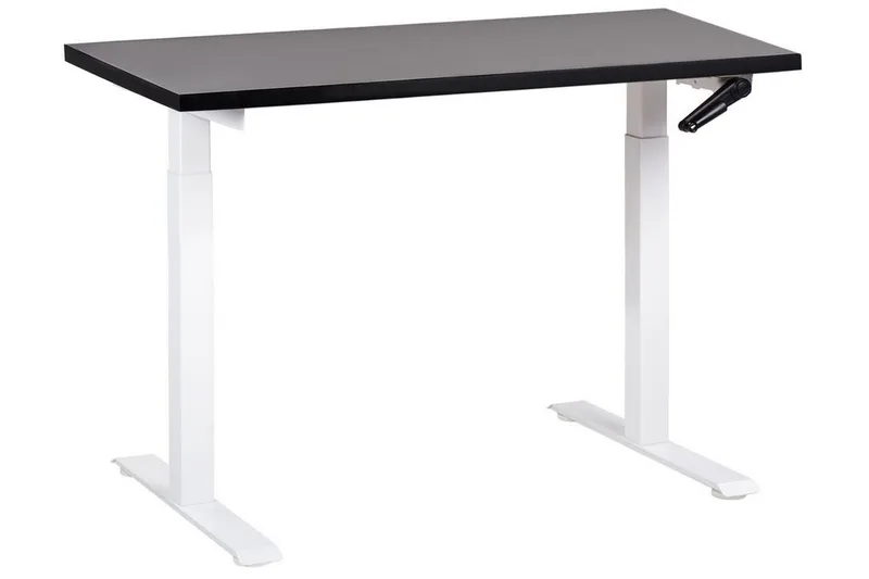 Bina Skrivebord 72x120 cm, Sort/Hvid