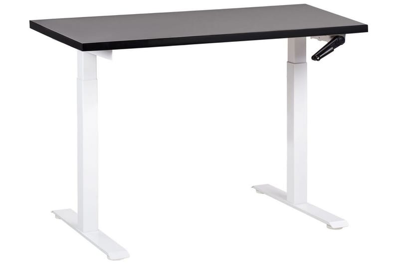 Bina Skrivebord 72x120 cm, Sort/Hvid