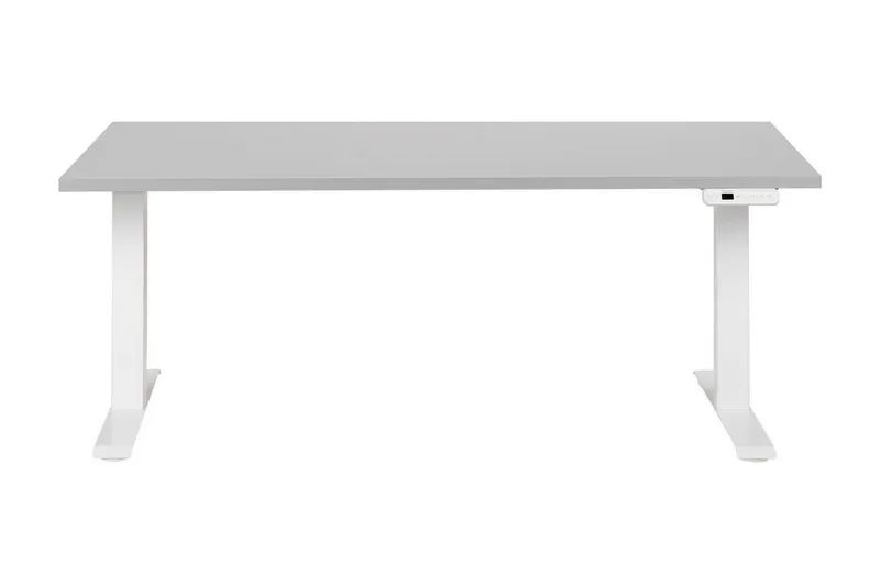 Bina Skrivebord 72x160 cm - Grå/Hvid - Møbler - Borde - Kontorbord - Skrivebord - hæve-sænke-bord