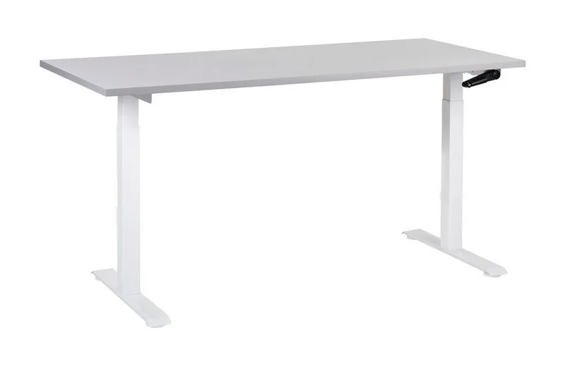 Bina Skrivebord 72x160 cm, Grå/Hvid