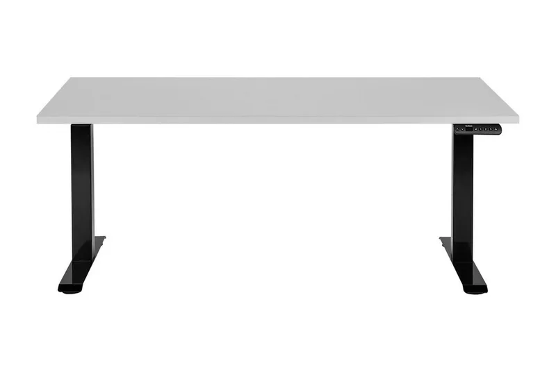 Bina Skrivebord 72x160 cm - Grå/Sort - Møbler - Borde - Kontorbord - Skrivebord - hæve-sænke-bord