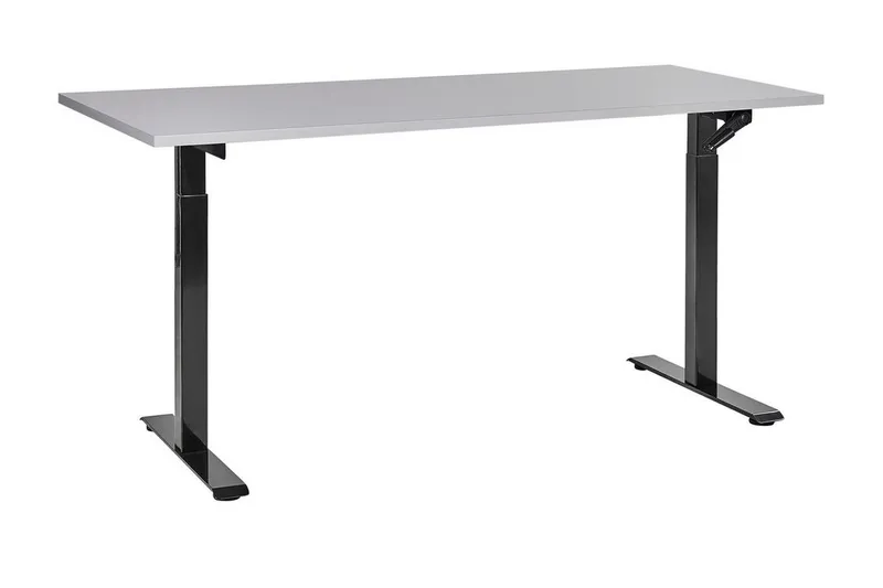 Bina Skrivebord 72x160 cm, Grå/Sort