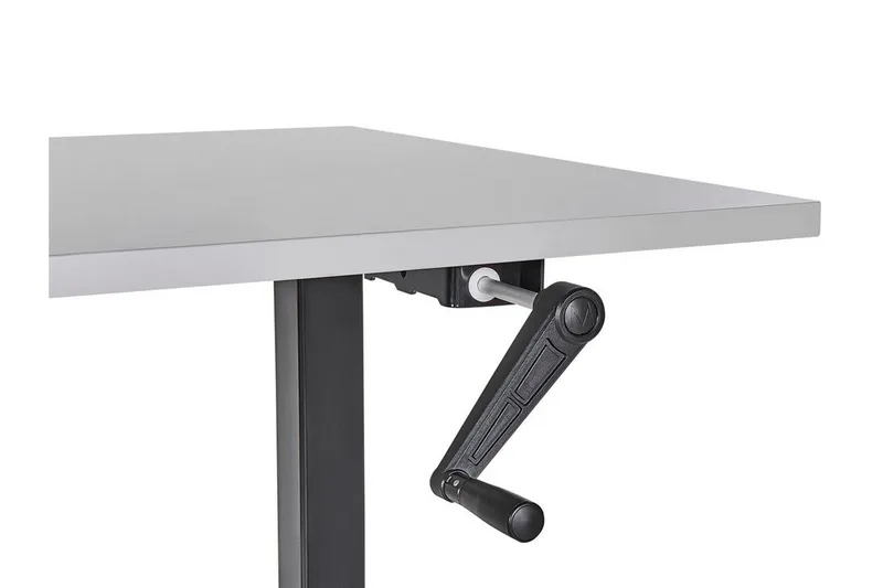 Bina Skrivebord 72x160 cm - Grå/Sort - Møbler - Borde - Kontorbord - Skrivebord - hæve-sænke-bord