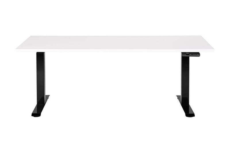 Bina Skrivebord 72x160 cm - Hvid/Sort - Møbler - Borde - Kontorbord - Skrivebord - hæve-sænke-bord