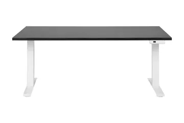 Bina Skrivebord 72x160 cm i Malet Træ - Sort|Hvid - Møbler - Borde - Kontorbord - Skrivebord - hæve-sænke-bord
