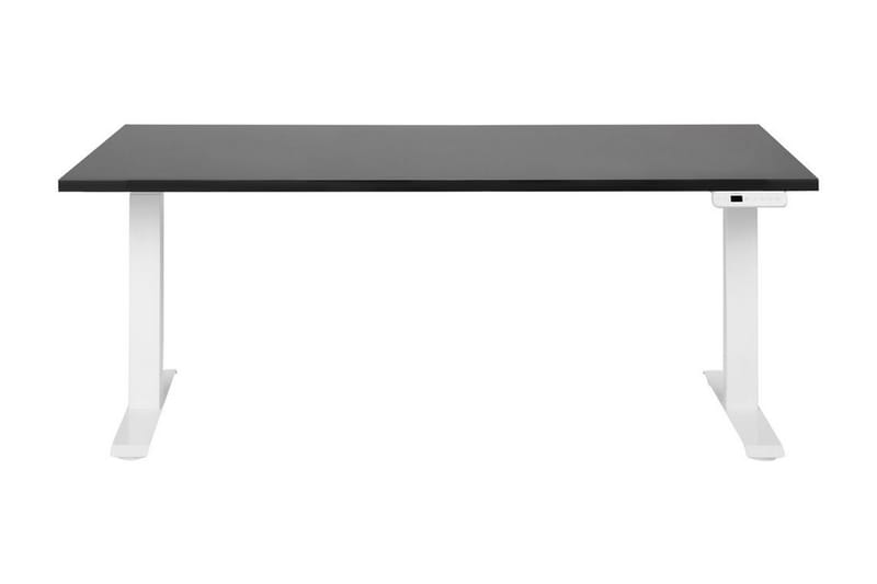 Bina Skrivebord 72x160 cm i Malet Træ - Sort|Hvid - Møbler - Borde - Kontorbord - Skrivebord - hæve-sænke-bord