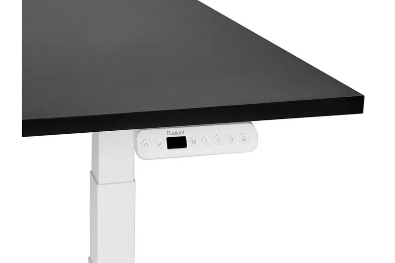 Bina Skrivebord 72x160 cm - Sort/Hvid - Møbler - Borde - Kontorbord - Skrivebord - hæve-sænke-bord