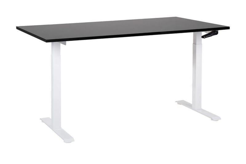 Bina Skrivebord 72x160 cm, Sort/Hvid